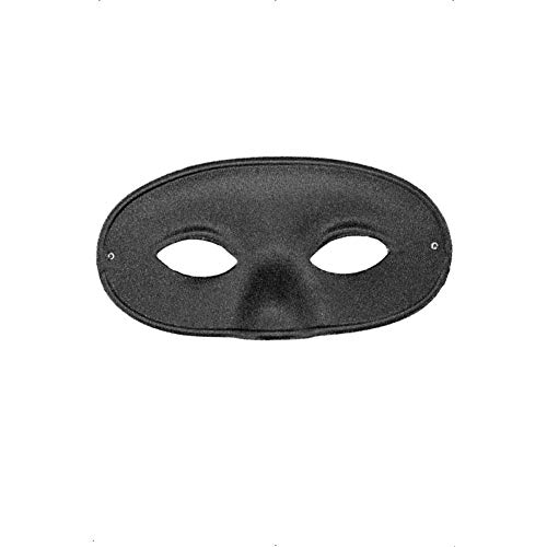 Smiffys Masque de cambrioleur, noir, couvre nez