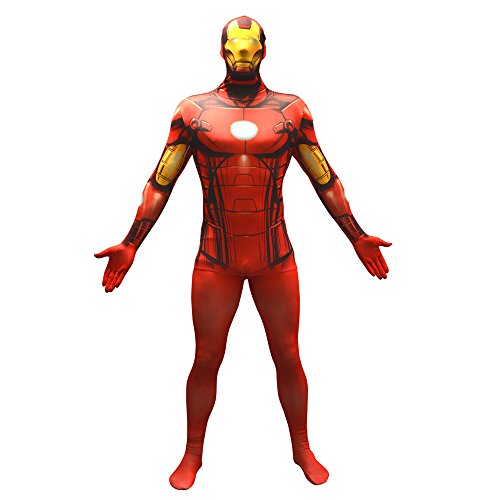 Déguisement officiel Morpsuits basique Iron Man - size Moyen