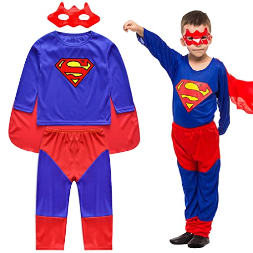 Déguisement Classique Hero Enfant,Costume Héros Enfant avec 