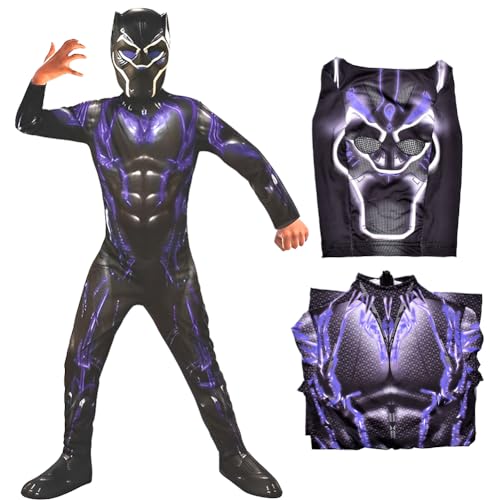 GDFJBG Black Panther Deluxe Childs Costume Black Panther Cla