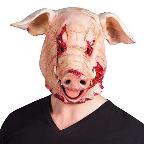 Boland 97519 - Masque de tête en latex Cochon sanglant pour 