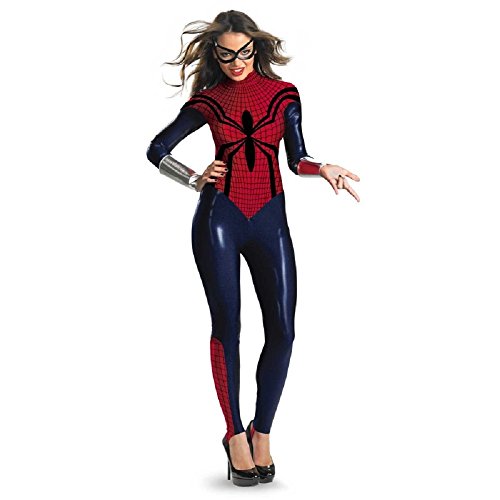 GGTBOUTIQUE Womens Spider Girl Bodysuit Costumes Super Heroe