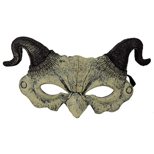 Toyvain Demi masque de diable pour la fête costumée dHallowe