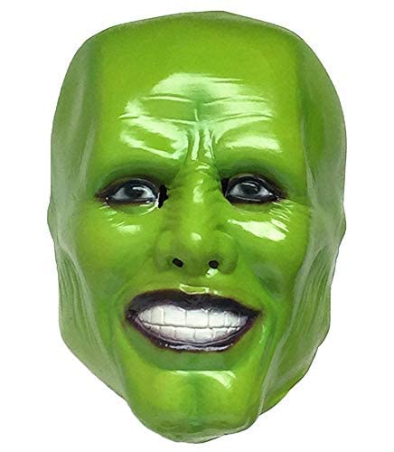 Jim Carrey Masque en latex pour cosplay, carnaval, bal masqu