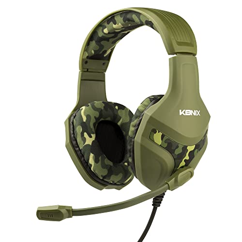 Konix PS-400 Camo - Casque Gaming PS4 Camouflage Compatible 