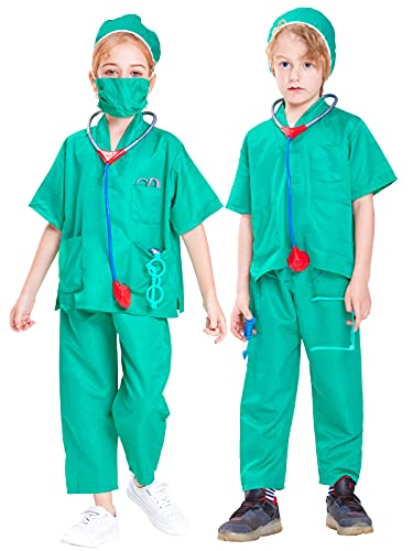 IKALI Costume De Chirurgien pour Enfants Costumes De MéDecin