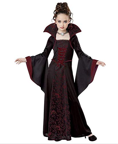 LOBTY Vampire Enfant Déguisement Fille Costume Comtesse Goth
