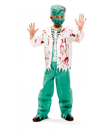 Déguisement Squelette Chirurgien pour garçons Halloween plus