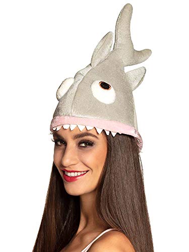 Boland 99951 - Chapeau en peluche requin pour adulte, poisso