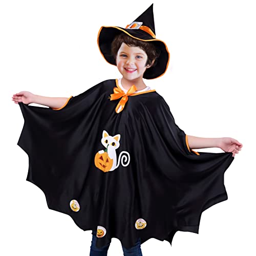 Aurasky Cape Halloween Enfant, Cape Halloween Deguisement En