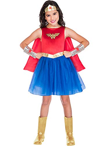 amscan 9908397 Déguisement de Wonder Woman pour fille - Bleu