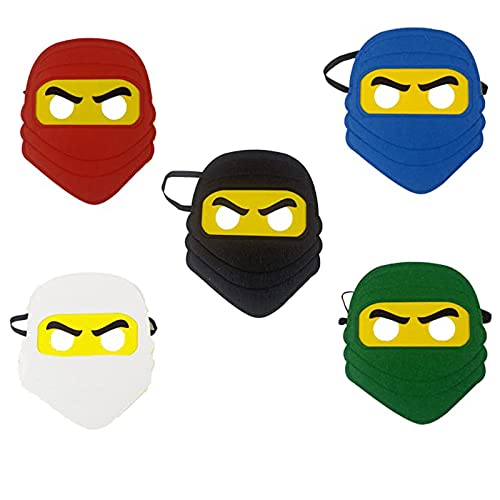rosepartyh Masques de Ninja Warrior de fête Anniversaire Mas