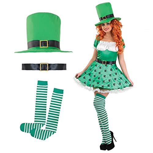 Fun Shack Costume Irlandais Femme, Déguisement Saint Patrick