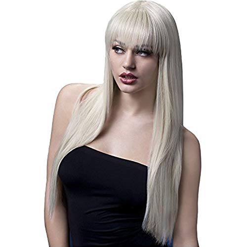 Smiffys Perruque Jessica collection Fever, blonde, coupe lon