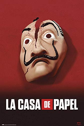 Close Up Poster La CASA De Papel - Masque (61cm x 91,5cm) + 