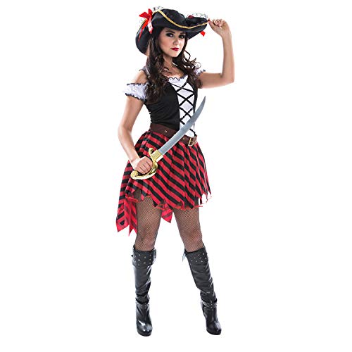 Morph Deguisement Pirate Femme Adulte, Deguisement Femme Adu