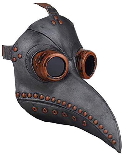 Masque de médecin de la peste Steampunk en latex pour Hallow