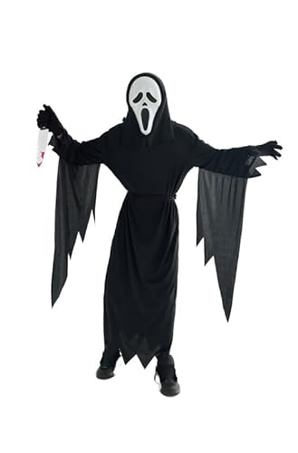 Udekit Effrayant Fantôme Visage Halloween Carnaval Scream Co