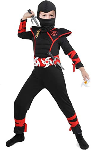 Tacobear Déguisement Ninja Costume Enfant Soldat Ninjas Assa