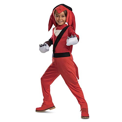 DISGUISE Costume de Knuckles, costume de carnaval Sonic Delu