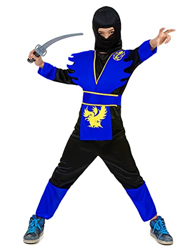 DEGUISE TOI - Déguisement ninja bleu garçon - M 7-9 ans (120