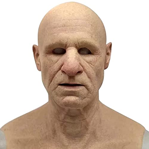 Halloween réaliste du visage de latex, Big Nose Old Man Supe