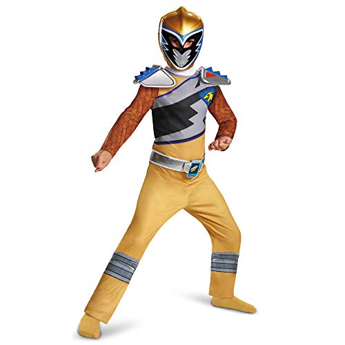 Disguise Gold Ranger Dino Charge Classic Costume, Small (4-6