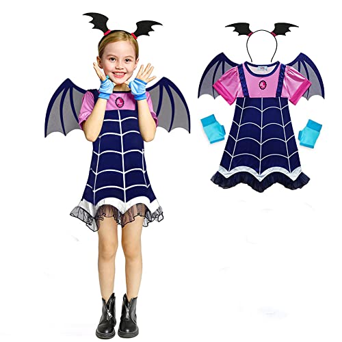 Amycute Déguisement Vampirina Halloween Enfants Costume Vamp
