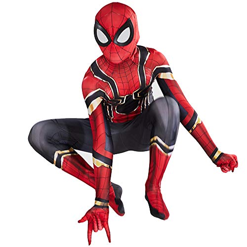 Costume Spiderman Enfant,Déguisement Spiderman Enfant Homeco