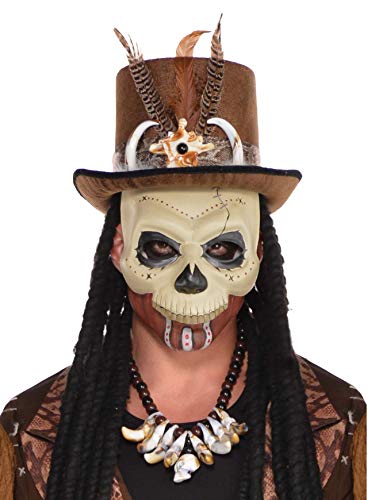 amscan Masque de Sorcier Dia de Los Muertos