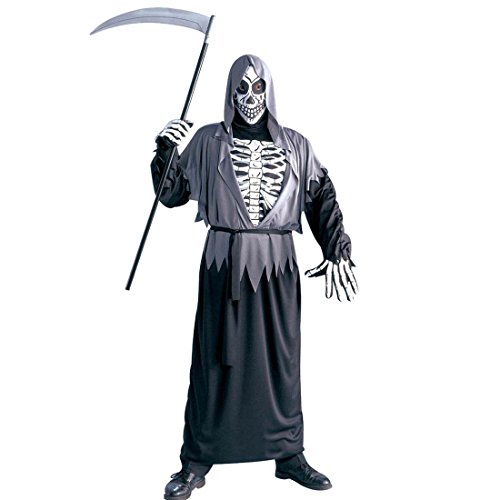 NET TOYS Costume Squelette fossoyeur Déguisement Mort Hallow
