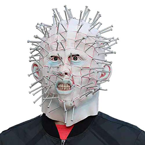 Yodeal Masque Pinhead avec ongles en plastique Hellraiser II