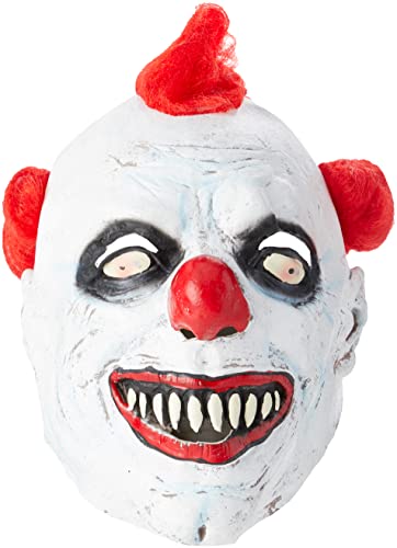 Smiffys Masque 3/4 de clown, avec cheveux, latex