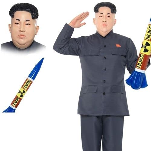 MFD Kim Jong Un + Masque + Missile Gonflable pour Homme Cost