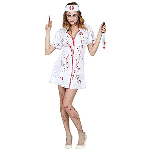 Widmann - Costume dinfirmière zombie, robe, couvre-chef, Hal