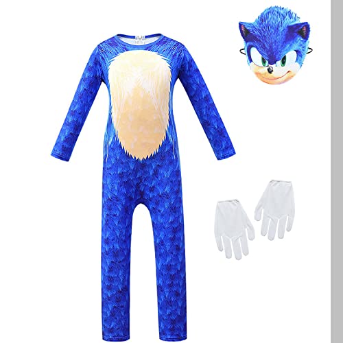Sonic The Hedgehog Costume classique pour enfant Bleu 6-7 an