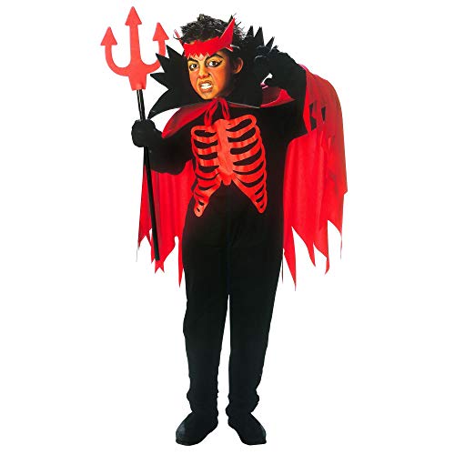 Widmann Déguisement Diable Rouge garçon Halloween - 8 à 10 A