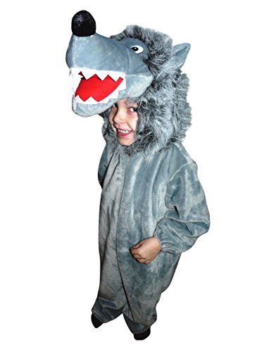 Ikumaal F49 Taille 92-96 Loup Costume pour Les bébés et Les 