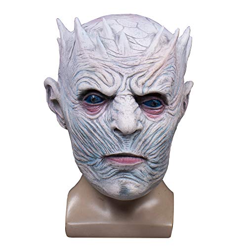 Hworks Masque de cosplay Night King en latex pour Halloween