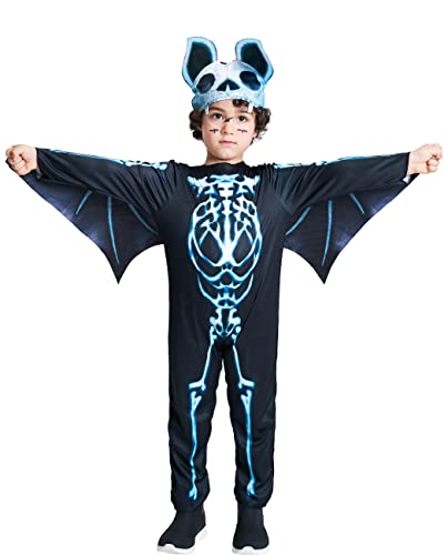 IKALI Enfants Halloween squelette chauve - souris costume ga