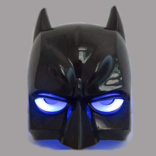 wwwl Masque de Batman pour adulte - Noir - Masque de cosplay