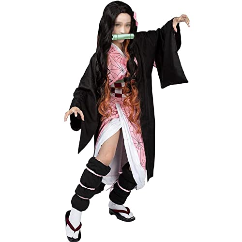 MRLTOP Demon Slayer: Kamado Nezuko Costumes pour enfants ave