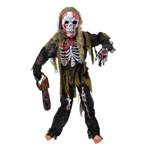 Ulikey Déguisement Zombie Enfants, Ensemble de Costumes de Z