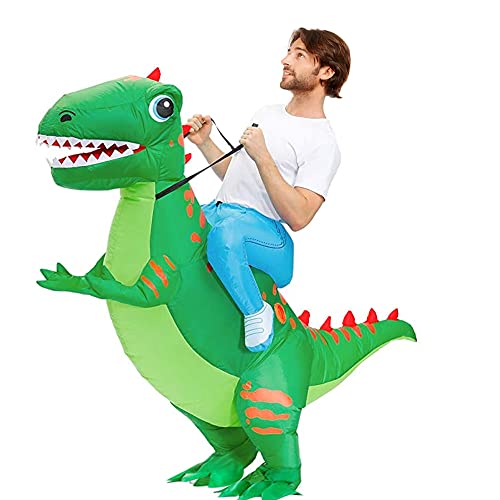 leiruo Costume de dinosaure gonflable Carry-me Costume de co