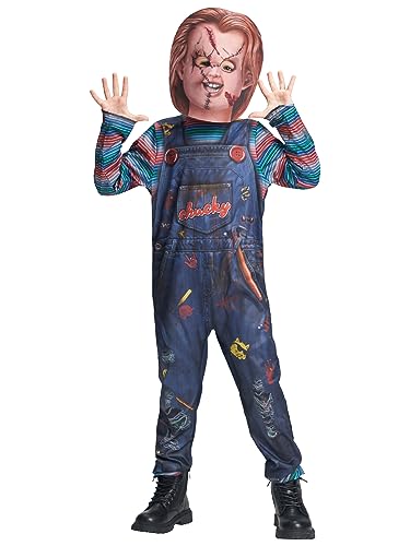 IKALI Costume de poupée tueuse pour enfants Halloween Chucky