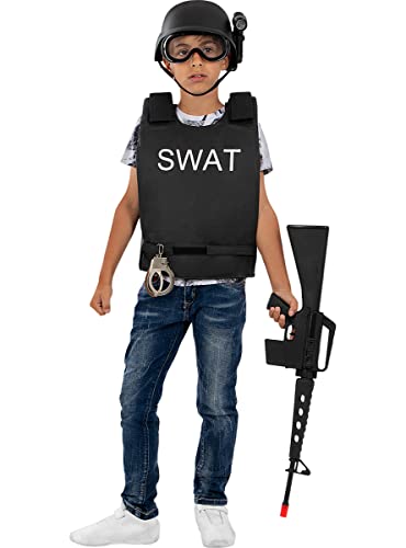 Funidelia | Gilet SWAT pour garçon ▶ Agent de Police, FBI - 