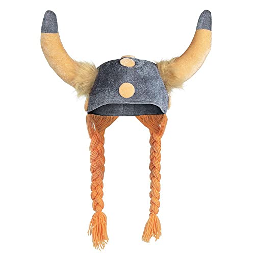 Boland 01296 - Casque gaulois, chapeau en tissu, viking, gue