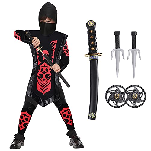 Tacobear Déguisement Ninja Costume Garçon Halloween Déguisem