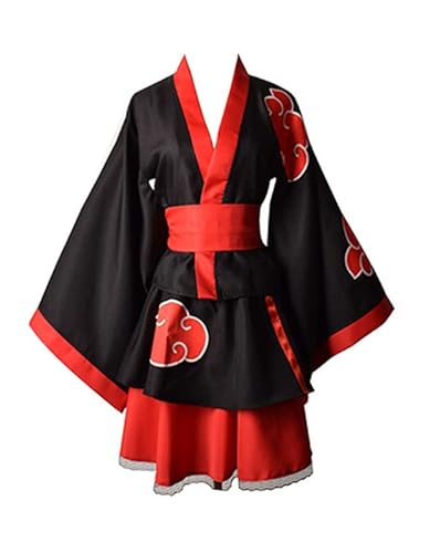 Syqiya Anime Uchiha Itachi Robe Kimono Ensemble Cosplay Cost