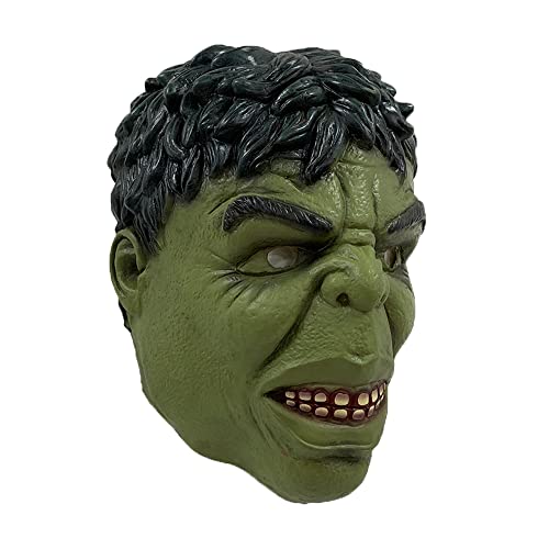 TZLCOS Hulk Masque intégral en latex pour déguisement dHallo